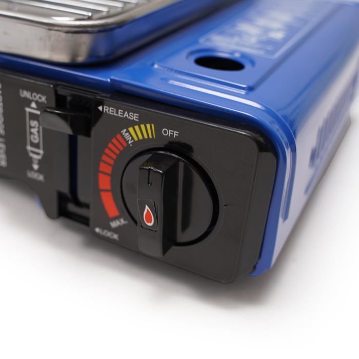 Barbacoa de gas butano Eurocatch Evergrill - Incluye 4 cartuchos