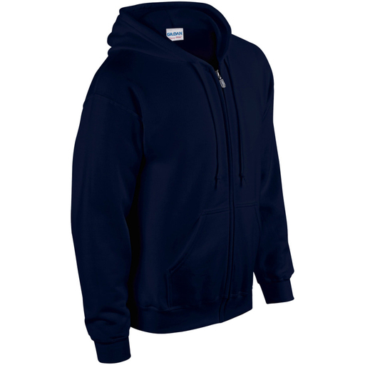 Sudadera Con Cremallera Y Capucha Modelo Blend Hombre Deporte/gimnasio Gildan (azul