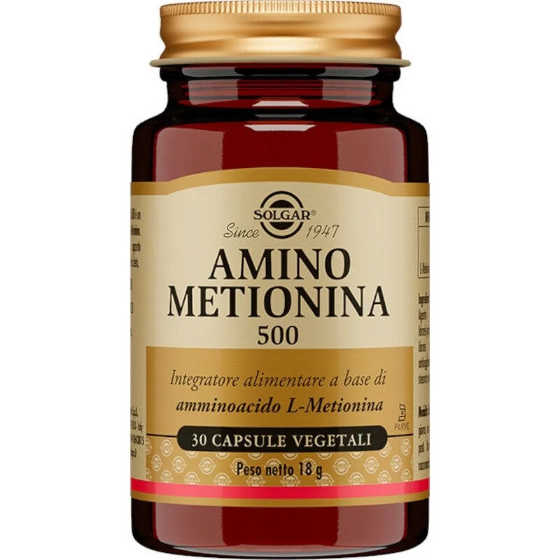 SOLGAR Amino Methionine 500 30Cps Veg Methylation Reaction