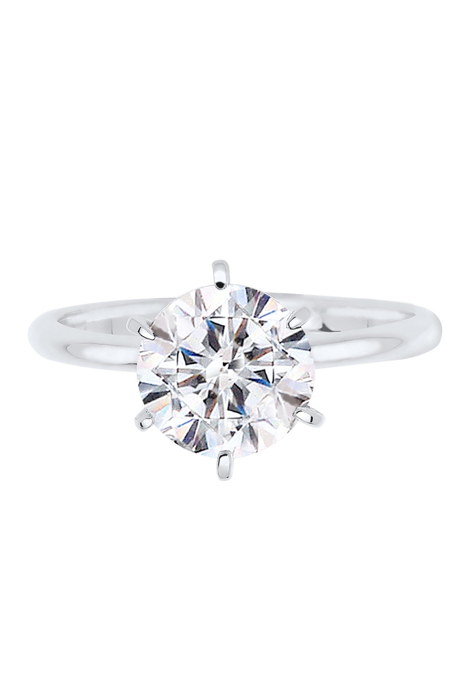 Elli Femmes Fiançailles avec Cristaux en Argent Sterling 925