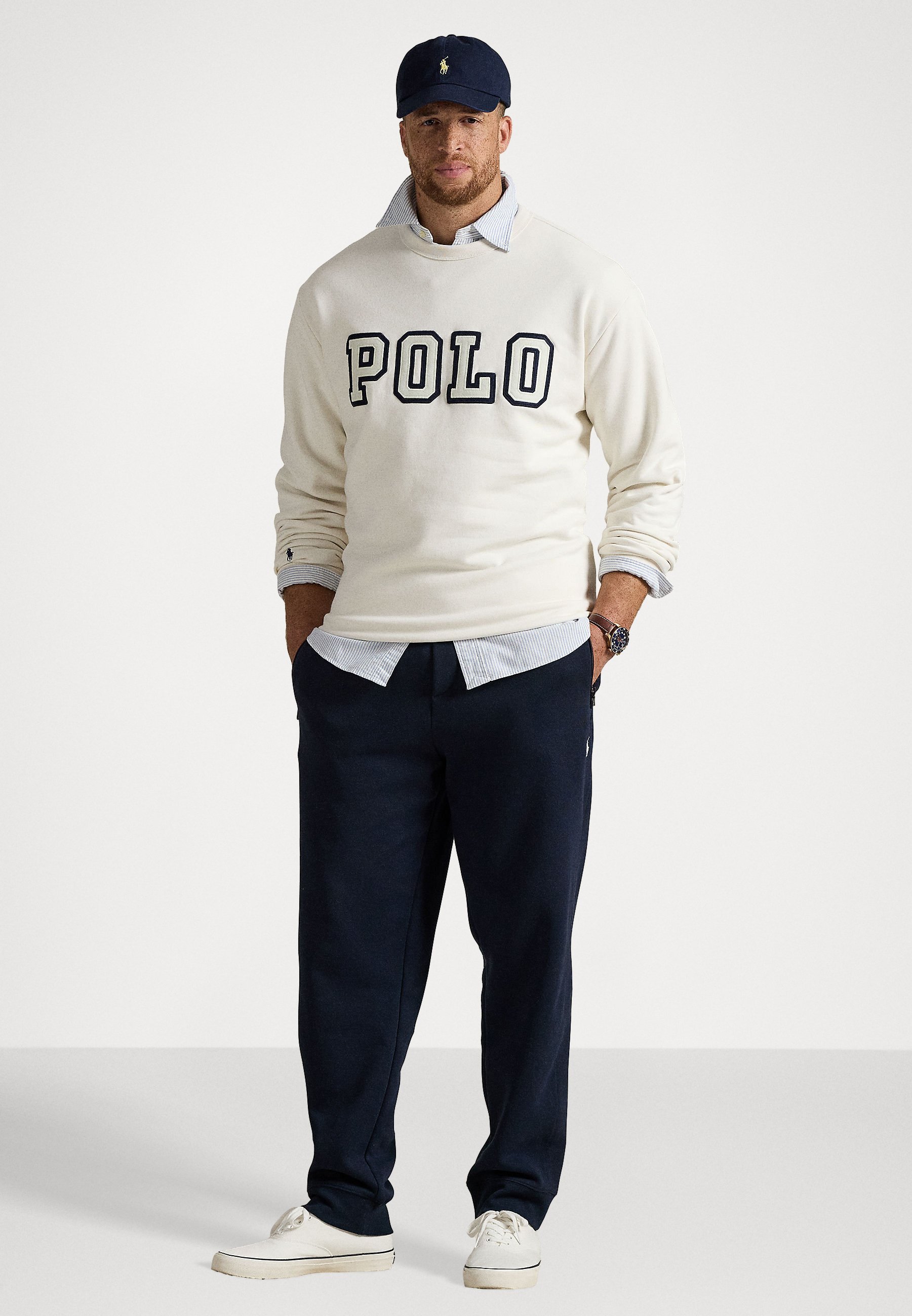 Sweat-shirt polaire Polo Ralph Lauren grandes tailles avec logo - Nevis