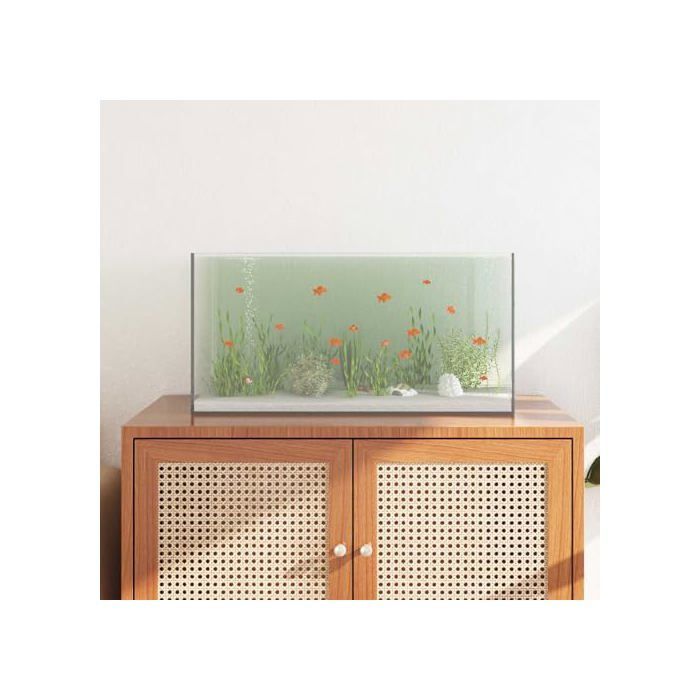 Rectangular glass aquarium - vidaXL - 60x30x30 cm - White - Sturdy glass - Smooth edges - Seamless