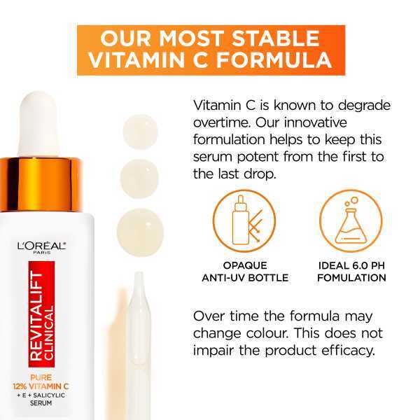 L'Oréal Paris Revitalift Clinical 12% čistý vitamín C sérum 30 ml