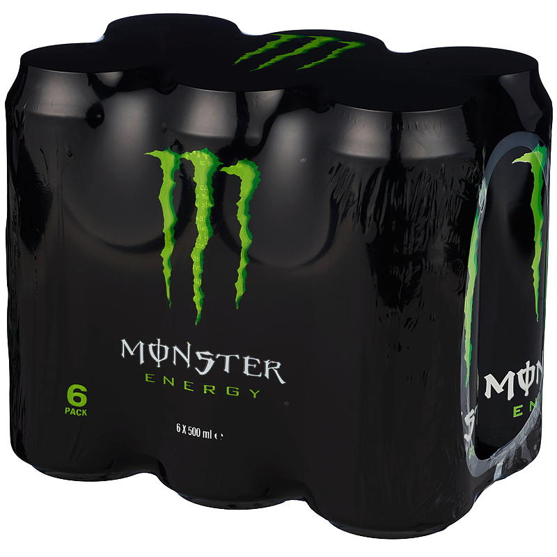 Monster, pack de 6 boissons énergisantes Green Energy