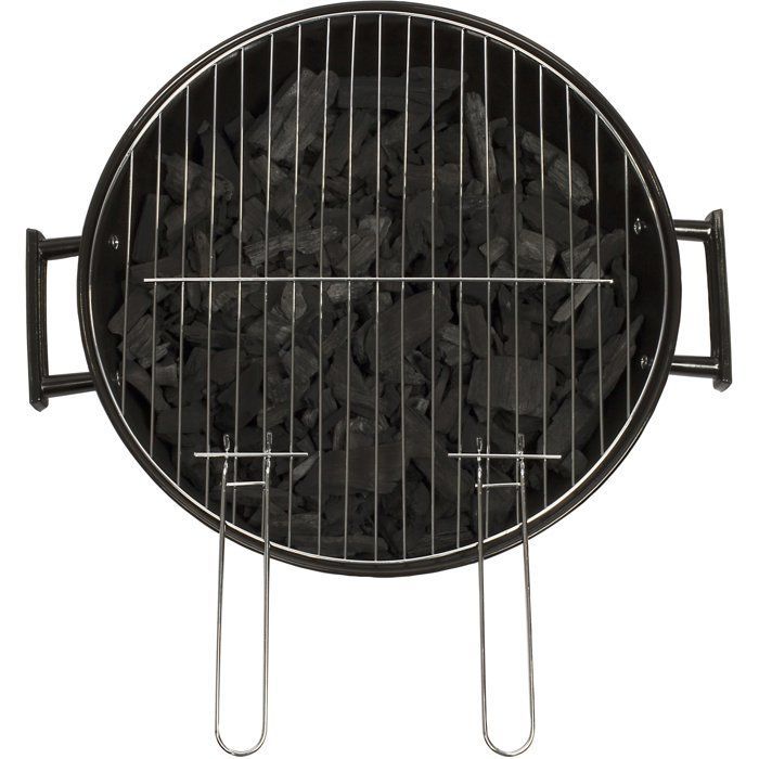 Barbecue à charbon - LIVOO - DOC172N - Surface de cuisson Ø 41 cm - Grille en acier chromé - Cuve et couvercle en acier émaillé