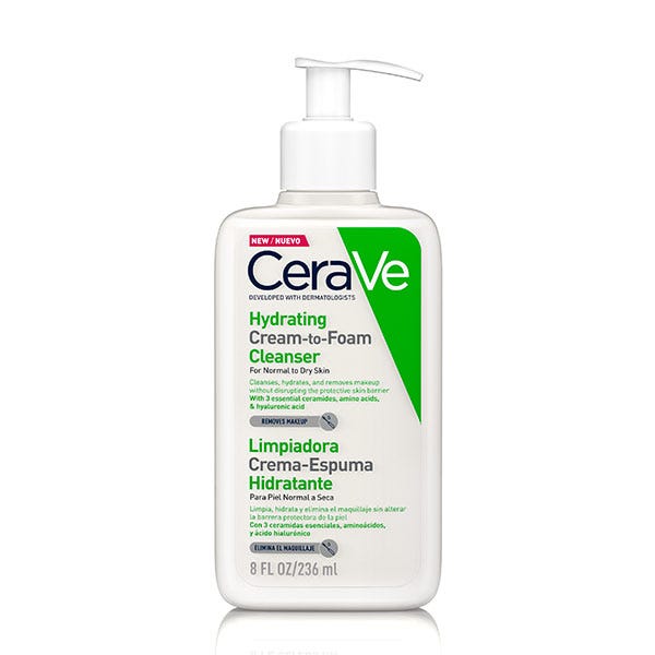 Hidratáló krém-hab arctisztító | 236 ml