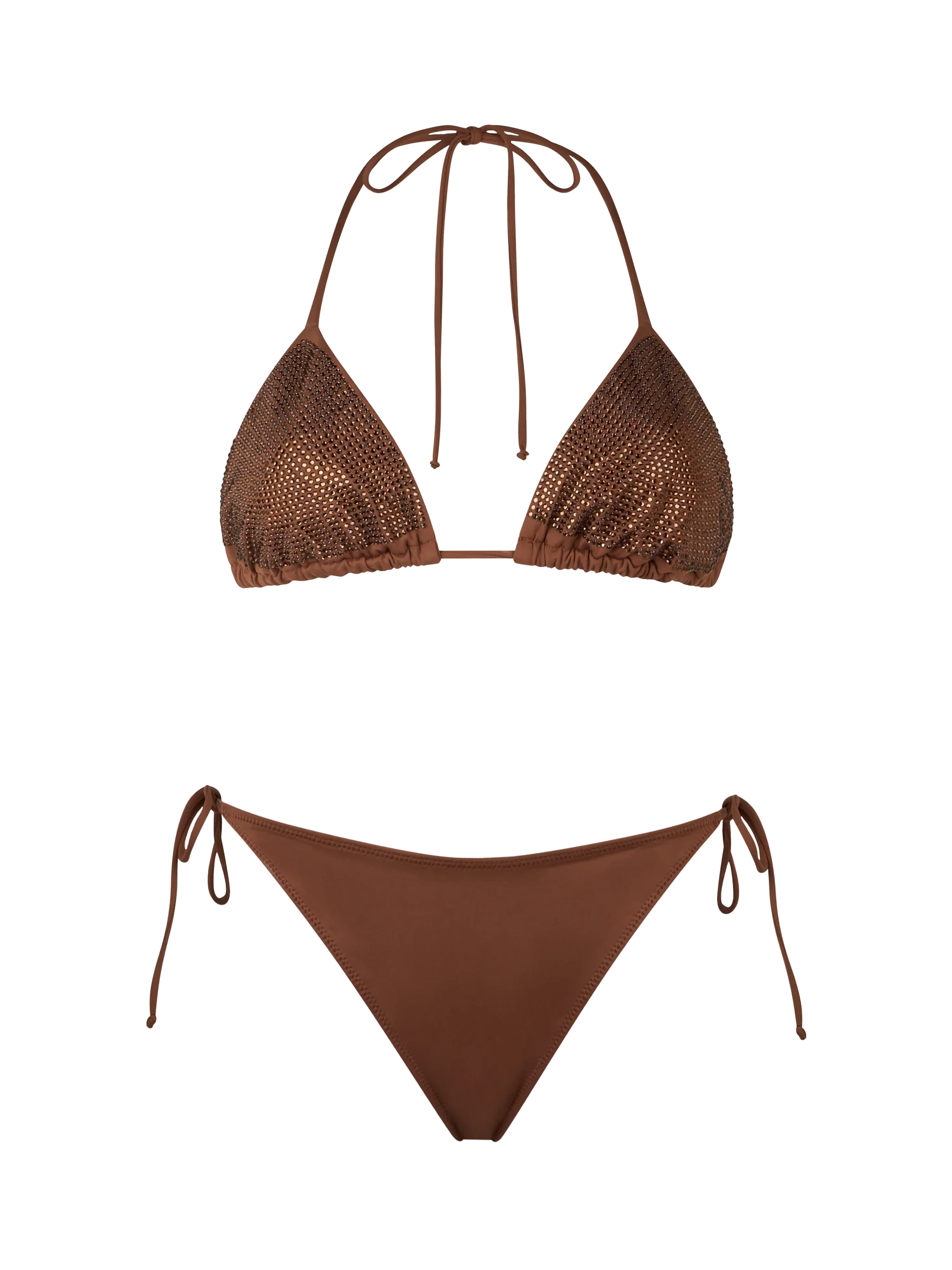 Annabelle Virgo dames triangelbikini met strasssteentjes