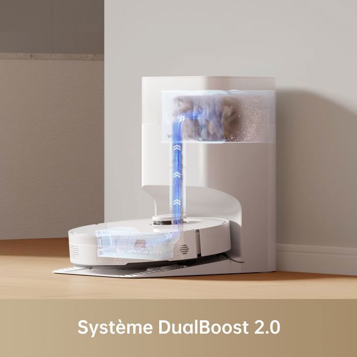 Robot aspirapolvere Dreame L10 Prime - Pulizia automatica a 4000 Pa - Navigazione LDS