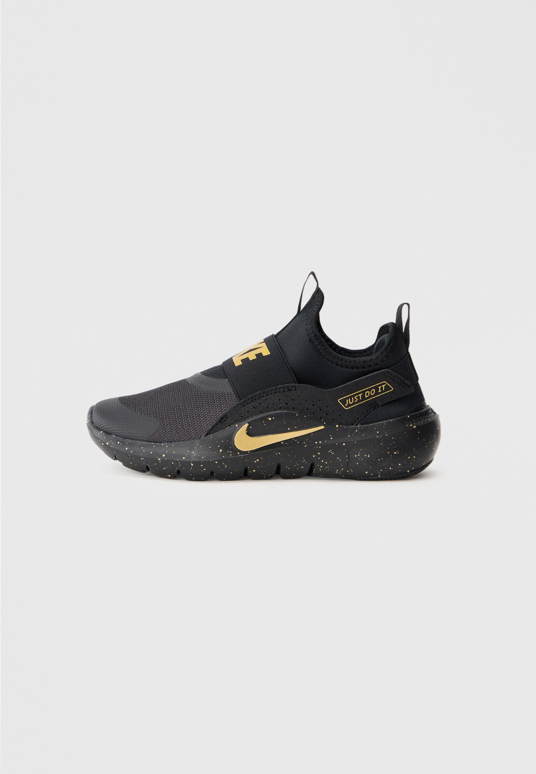 Nike Performance FLEX RUNNER 4 UNISEX - Chaussures de running sur route - noir/or métallisé