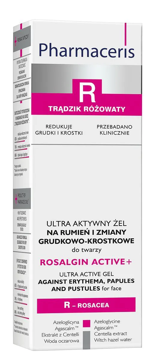 Pharmaceris R Rosalgin Active+ Ultra Aktywny żel na rumień i zmiany grudkowo-krostkowe