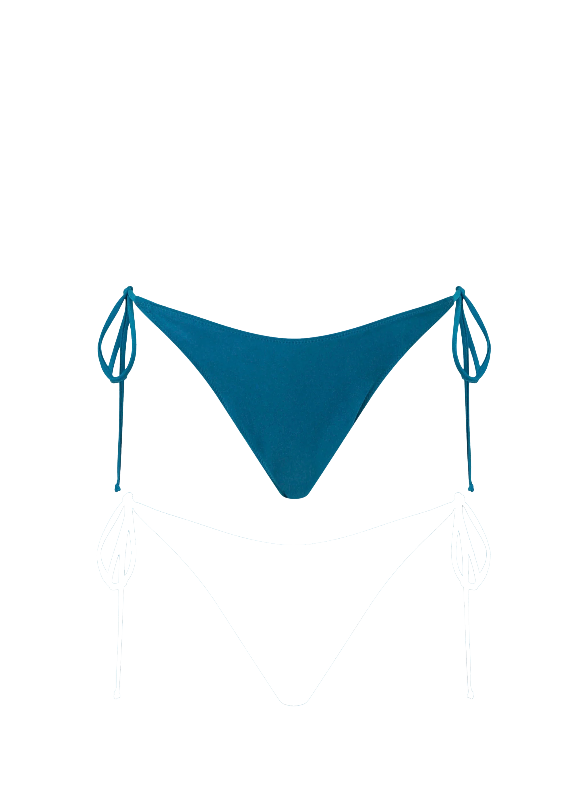 Culotte de bain vert d'eau pour femme