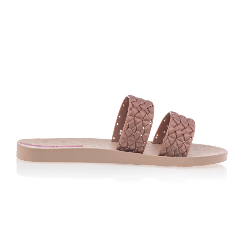 Rosa sandaler med rem för kvinnor