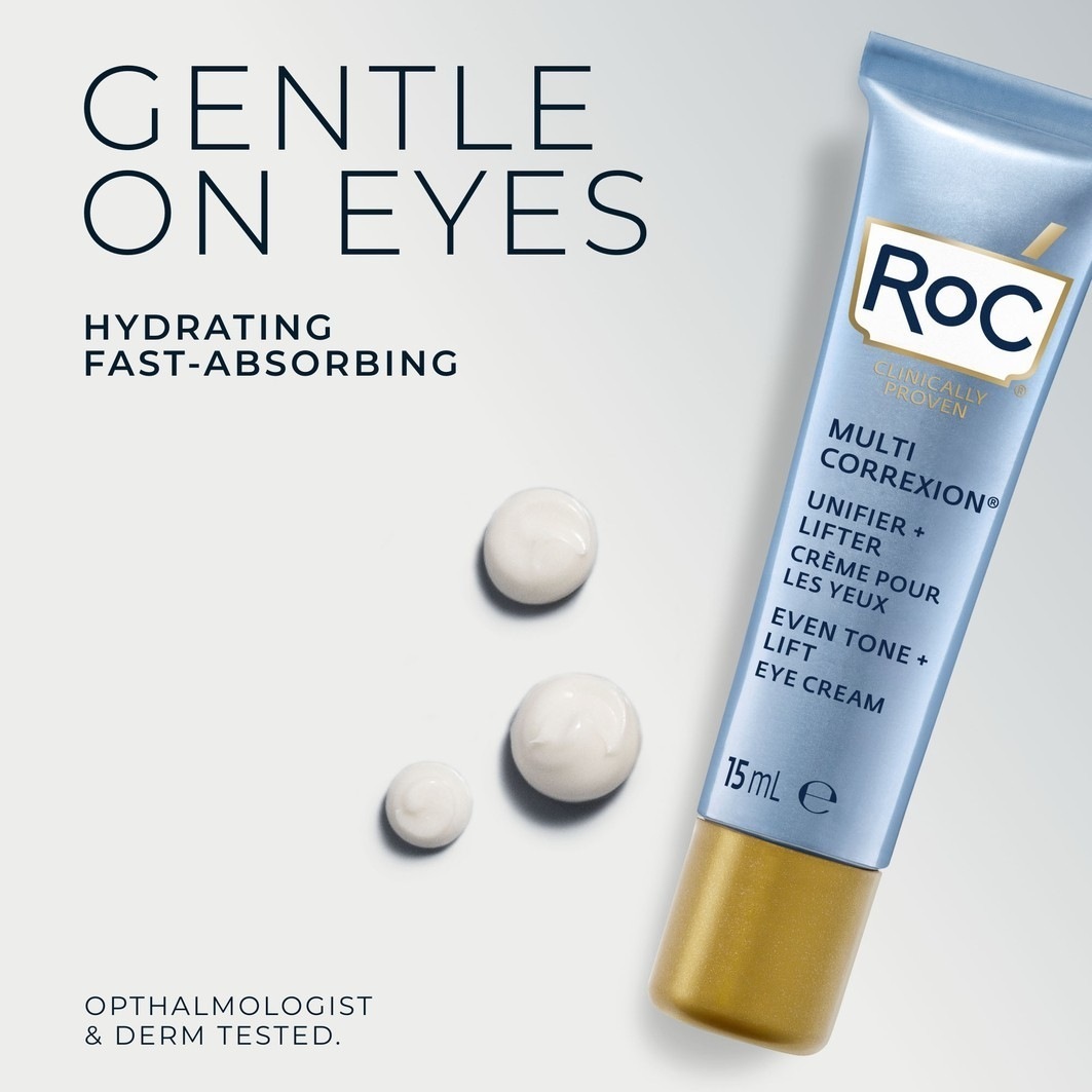 RoC krema za područje oko očiju MULTI CORREXION® Ujednačavanje tena + Lifting - 15 ml
