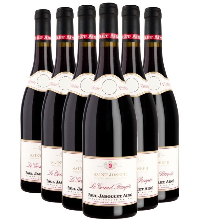 Paul Jaboulet Ainé Saint-Joseph Le Grand Pompée 2023 - Vino rosso della Valle del Rodano (6x75cl)