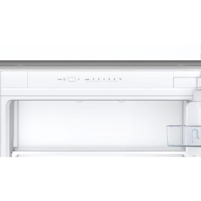 Réfrigérateur combiné intégrable BOSCH SER2 -KIV87NSE0 - 2 portes - 270 L - Classe E