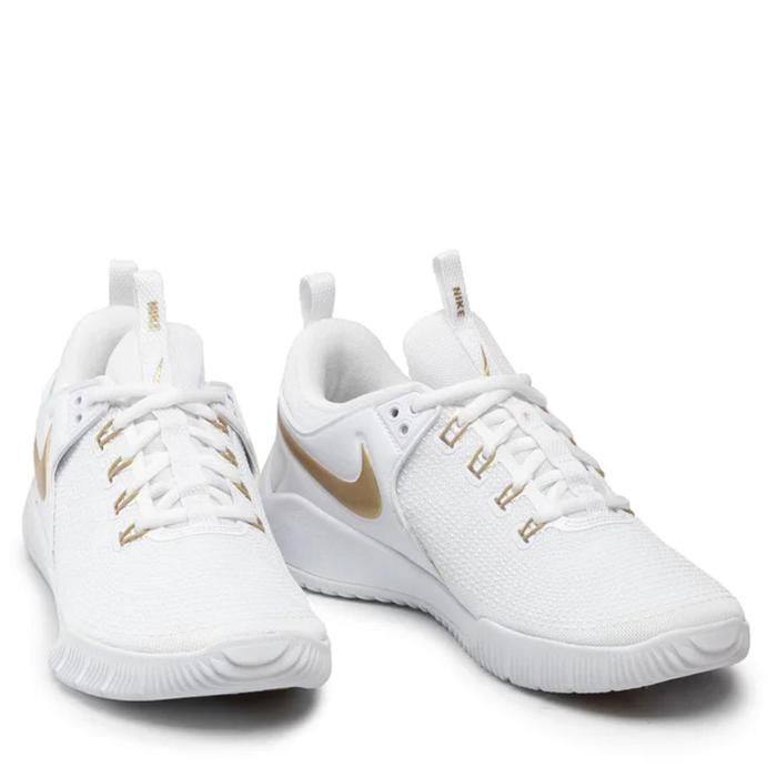 Nike Air Zoom Hyperace 2 Volleyballschuhe – Weiß/Metallic-Gold