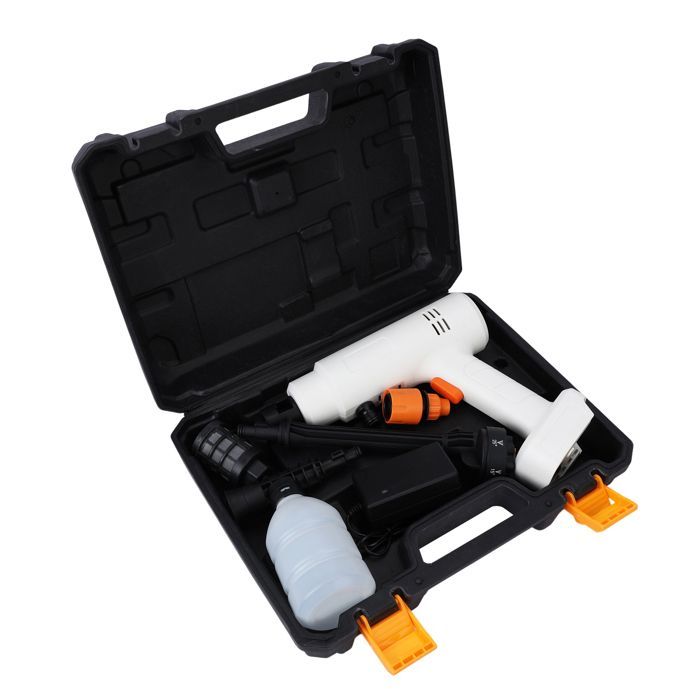180W cordless portable high-pressure cleaner with fast-charging battery for heavy-duty and easy use