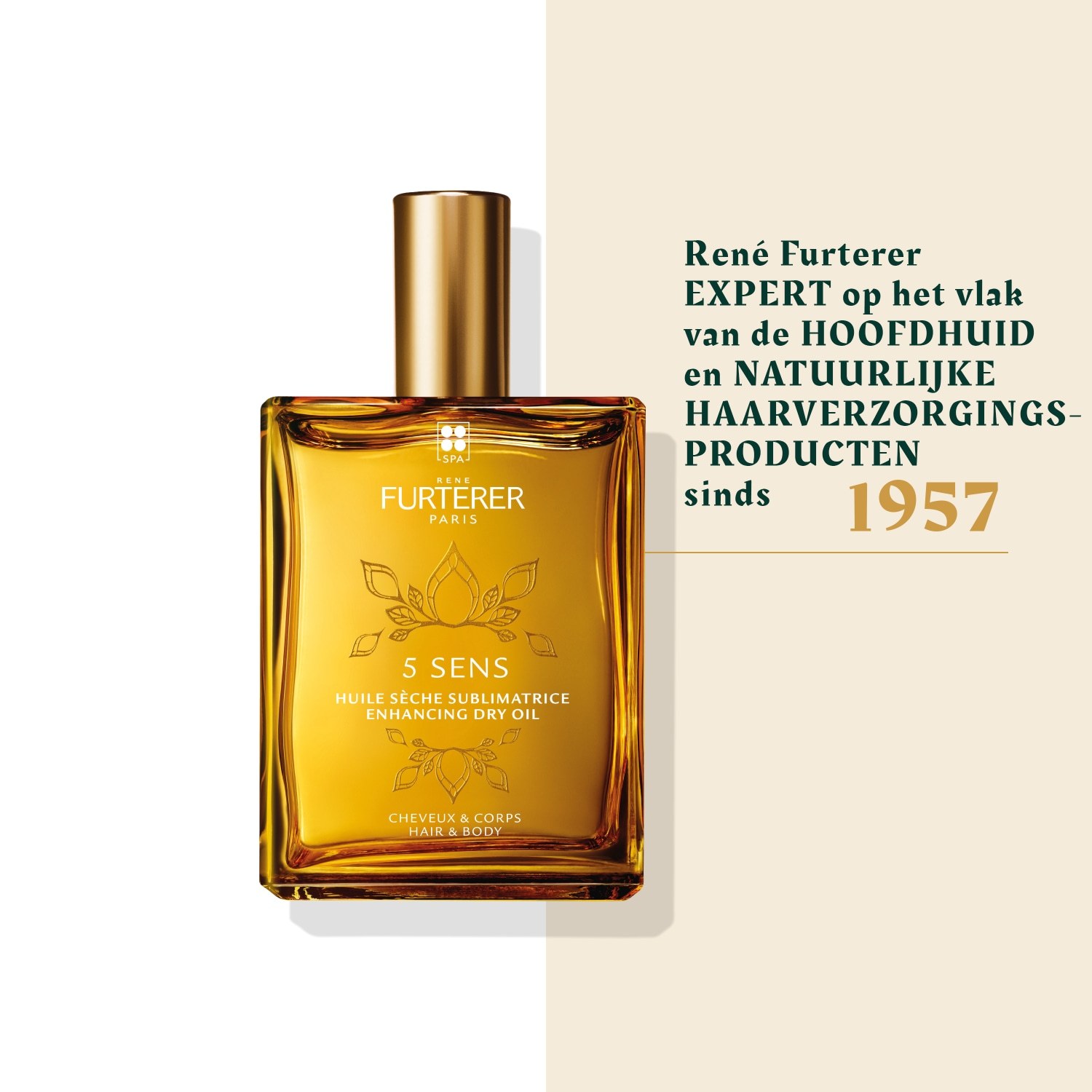 René Furterer ulje za kosu 5 Sens hranjivo suho ulje za kosu i tijelo - 100 ml