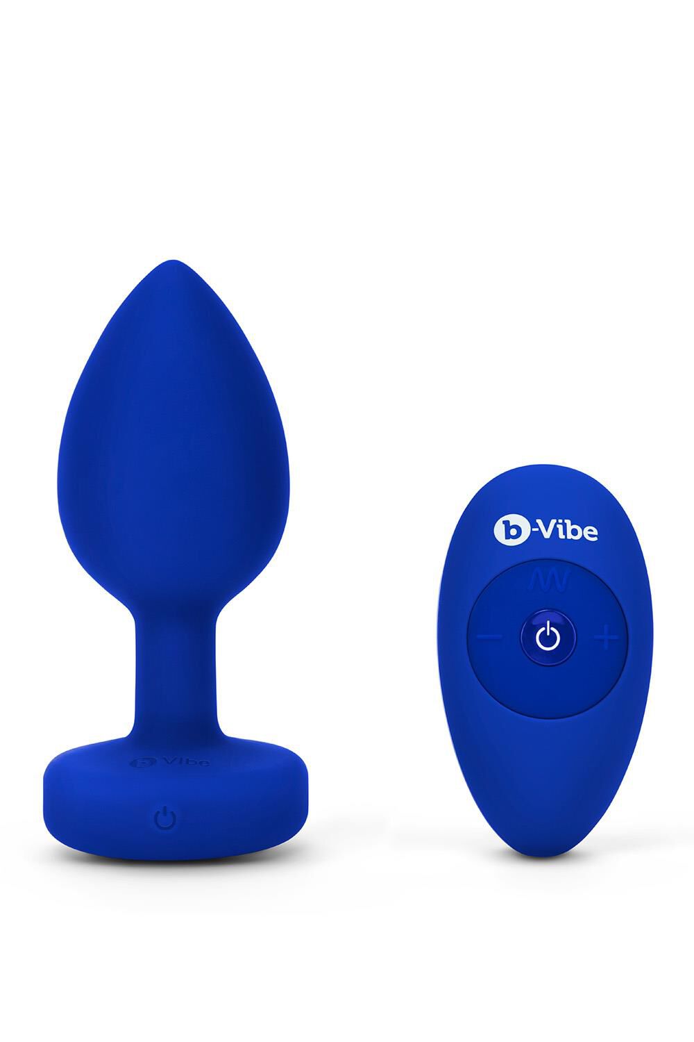 Vibračný kolík B-Vibe, veľkosť L/XL, námornícka modrá