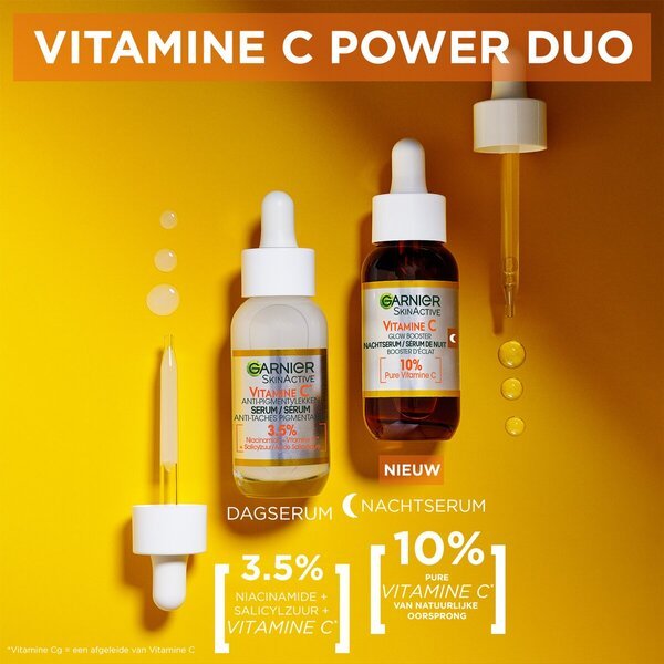 Garnier SkinActive 10% čisti vitamin C nočni serum proti pigmentaciji<br>30 ml