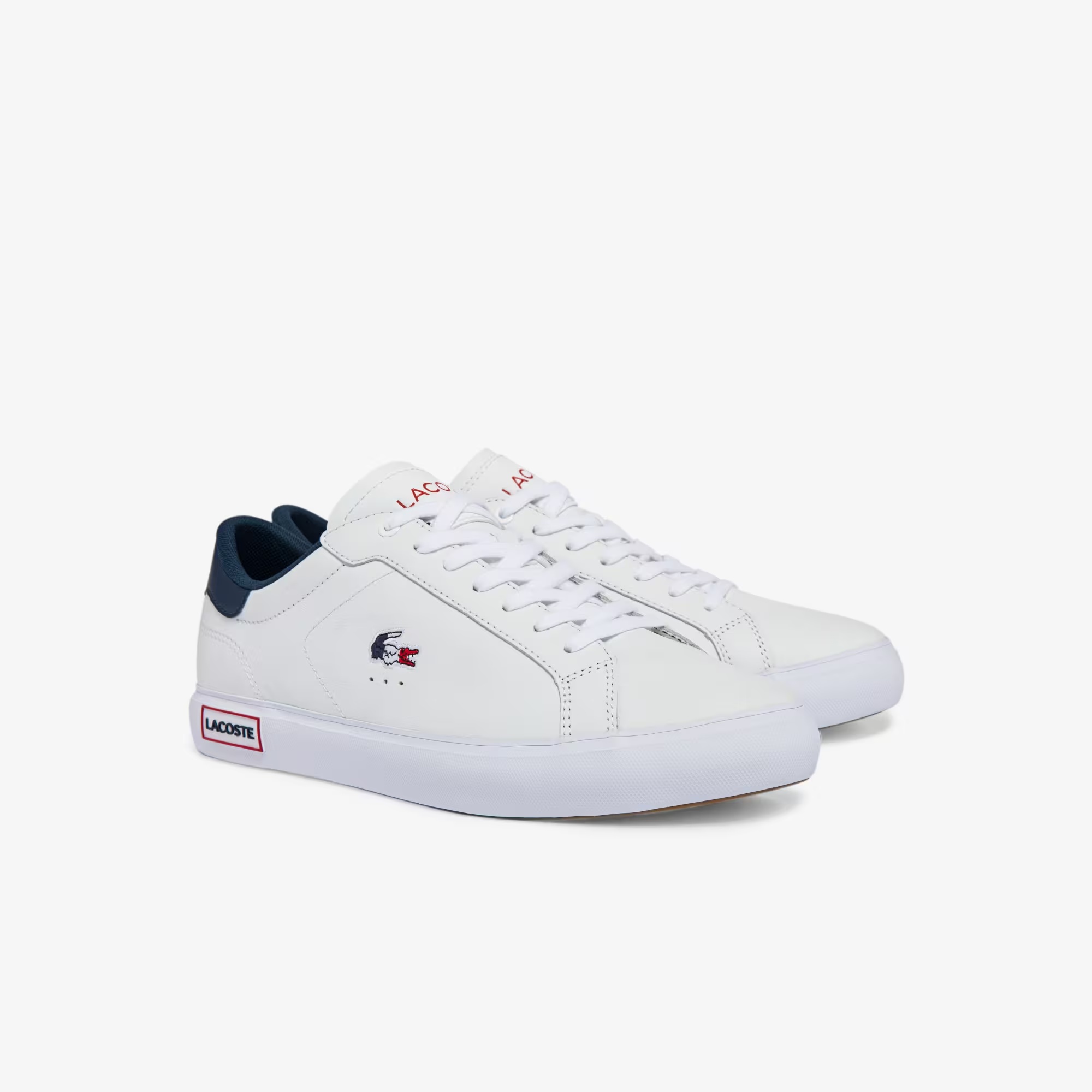 Men's Powercourt Leather Multicolor Sneakers