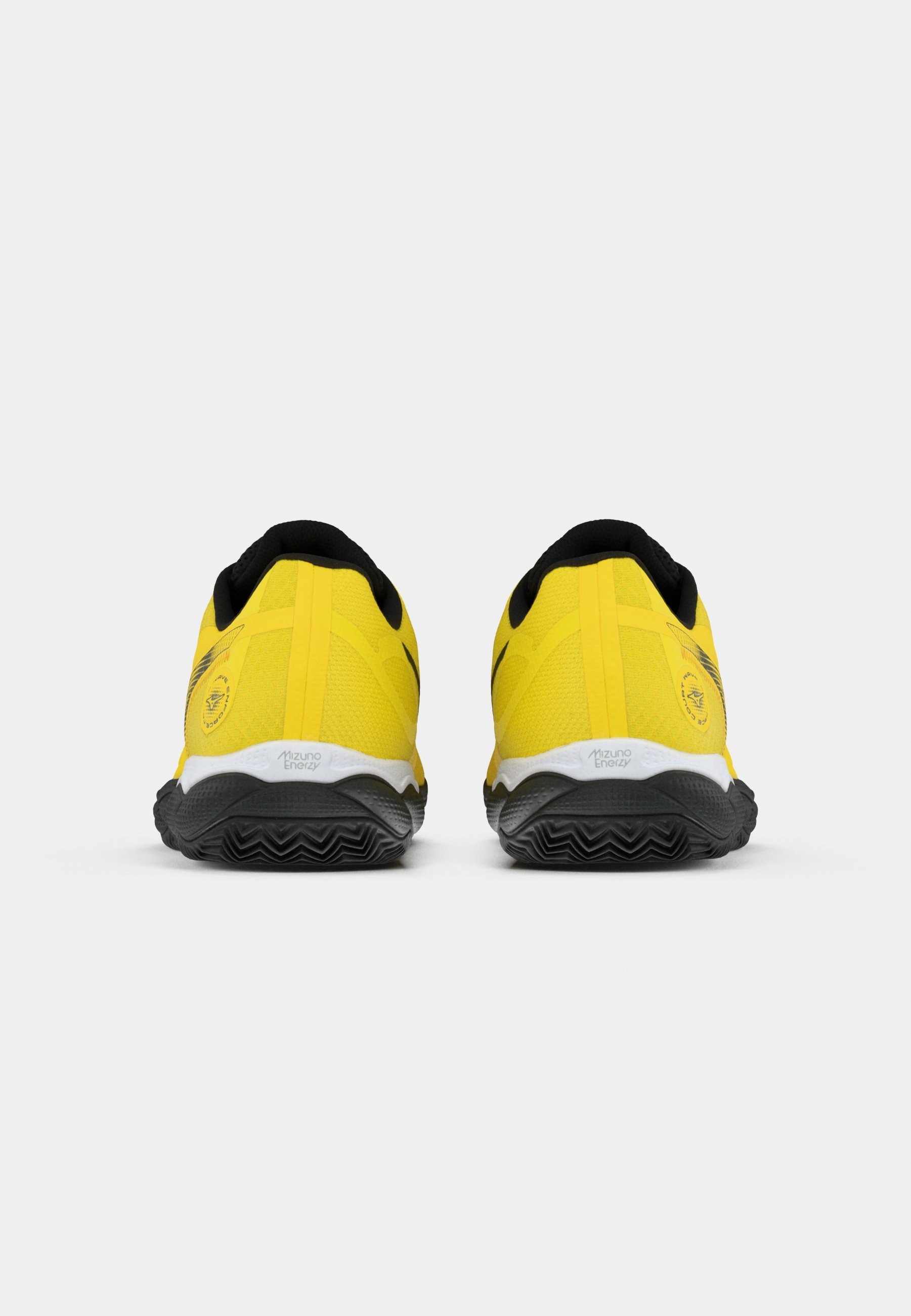 Mizuno WAVE ENFORCE COURT - Padelschoenen - felgeel/zwart/zwart zand