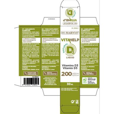 Marnys nestemäinen D-vitamiini 30 ml 30 ml