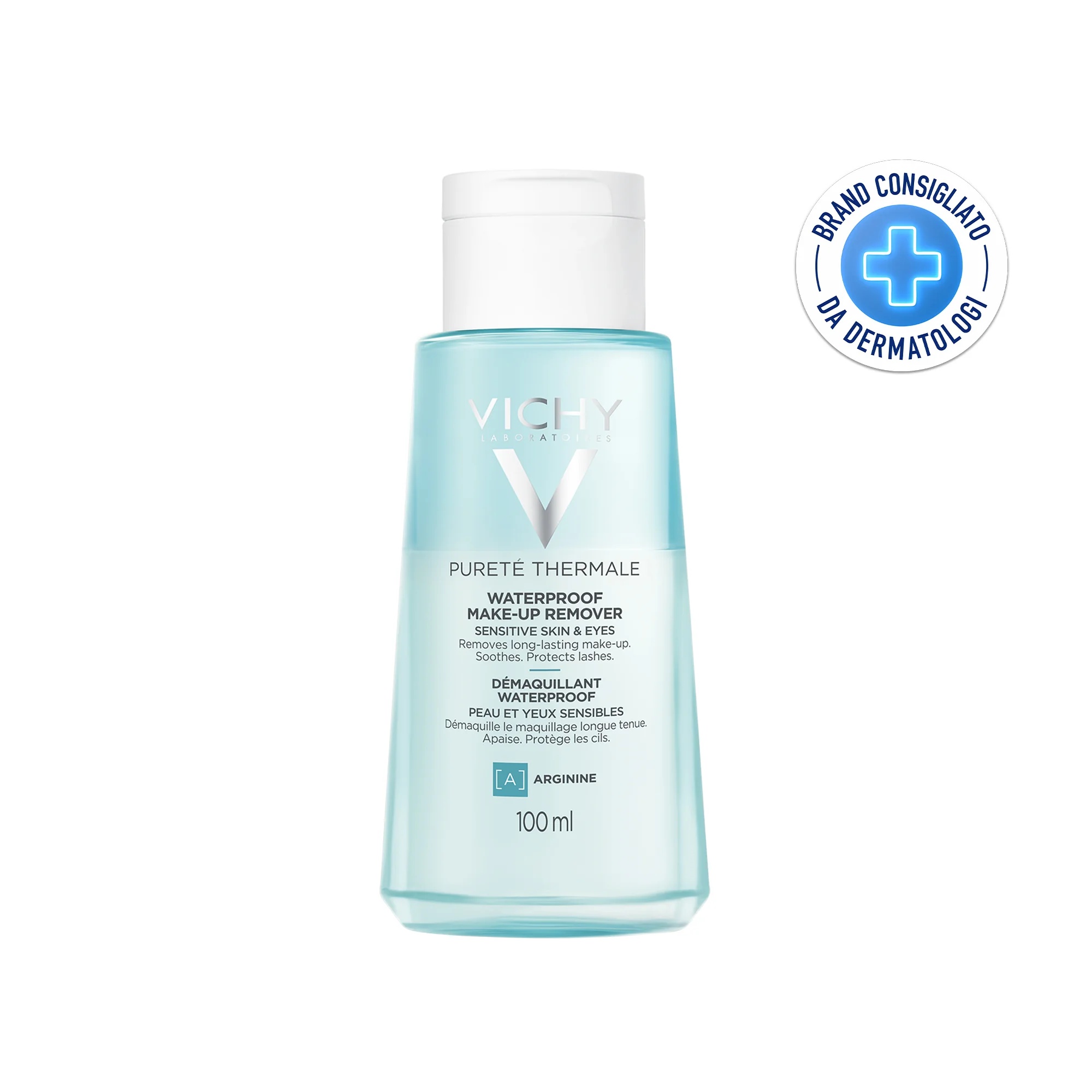 VICHY Vichy Purete Thermale odstranjevalec vodoodpornih ličil 100 ml Dvofazni odstranjevalec ličil