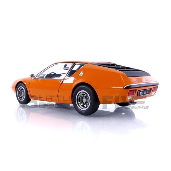 Voiture Miniature de Collection - NOREV 1/18 - ALPINE A310 1600 VF - Blanc et Orange
