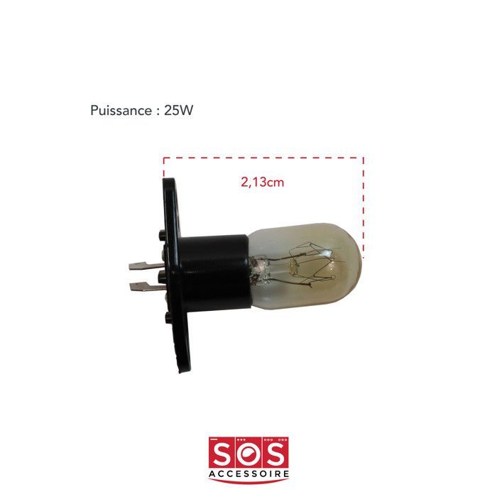 Lampadina T170 240V, 104MA, 25W per forno a microonde WH…