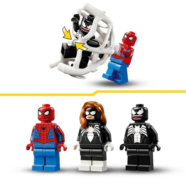 LEGO Marvel 76309 Zirnekļcilvēka pret Venomu klasiskā automašīna<br>