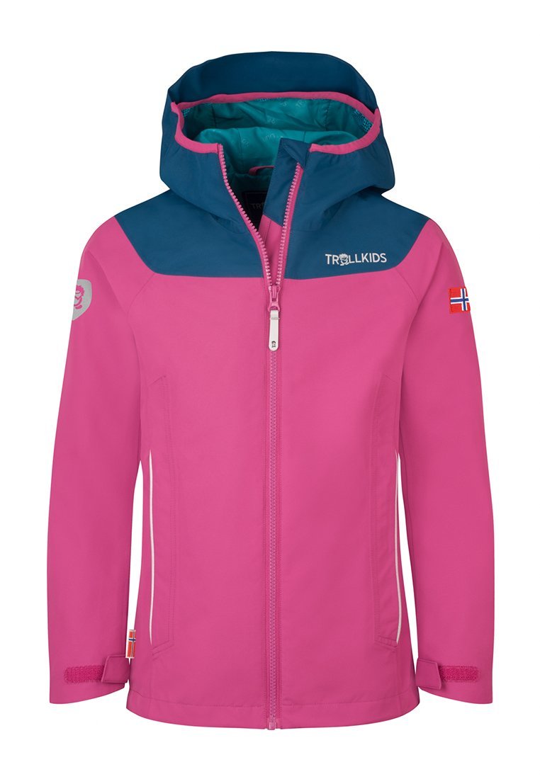 TROLLKIDS BERGEN - Āra jaka - spilgti ogu/madeiras zila/tumši tirkīza