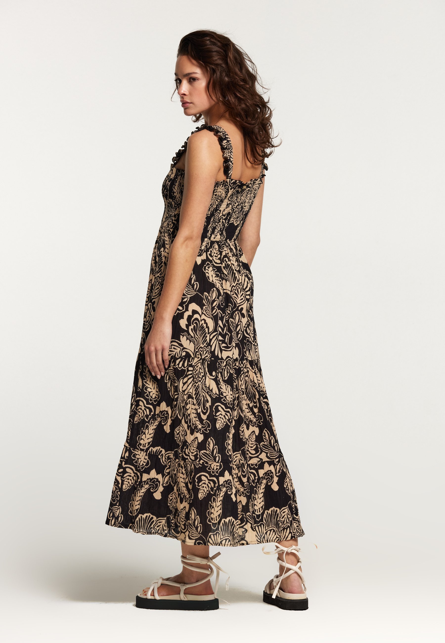 Shiwi SEYCHELLES - Maxi-jurk - zwart