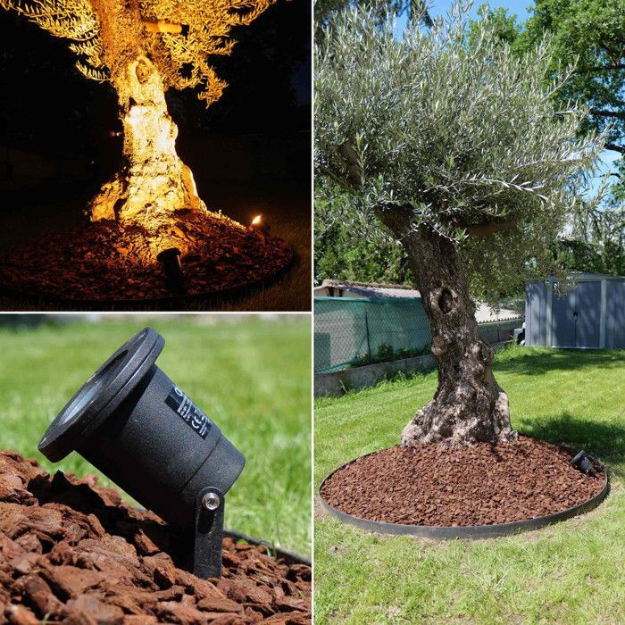 Outdoor Spotlights with Stakes - For GU10 LED Bulbs - 1.5m Cable - Garden Stake Lighting - Adjustable - IP65 Waterproof
