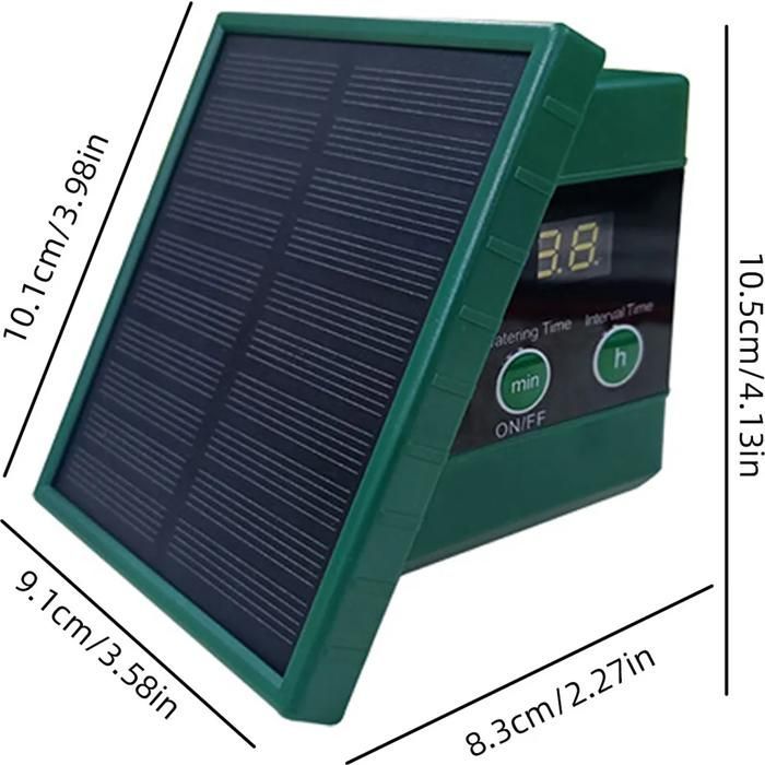 Drypvandingssystem - YYV - 10 planter - 30 programmer - Solpanel - 10m slange