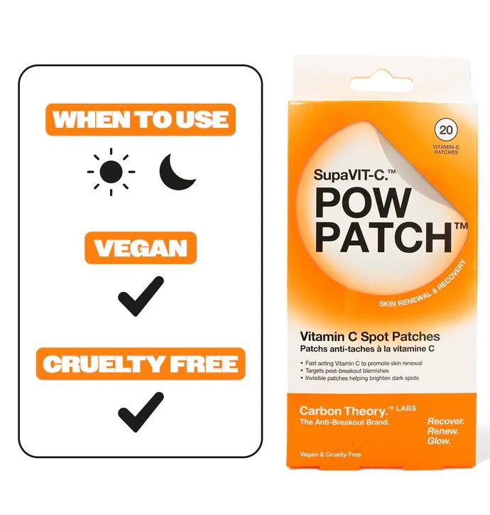 Obliži proti temnim mozoljem Pow Patch z vitaminom C Kozmetika za obraz