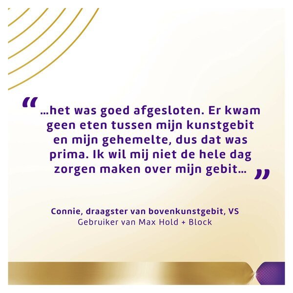 Corega Max Hold & Block 70 grami<br>Medicīnas ierīce - 70 g