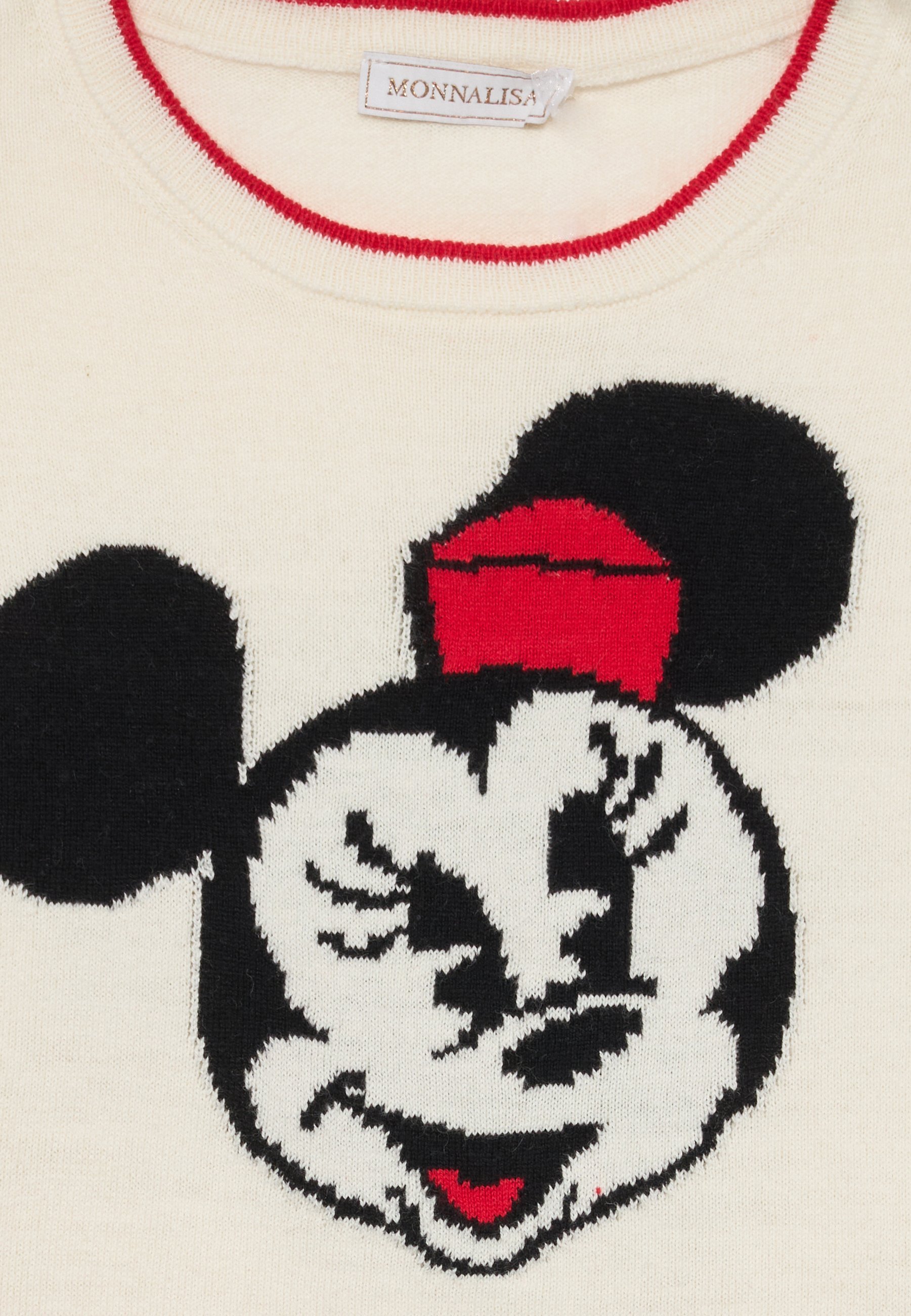 Monnalisa MINNIE DISNEY  - Jumper - panna/rubino