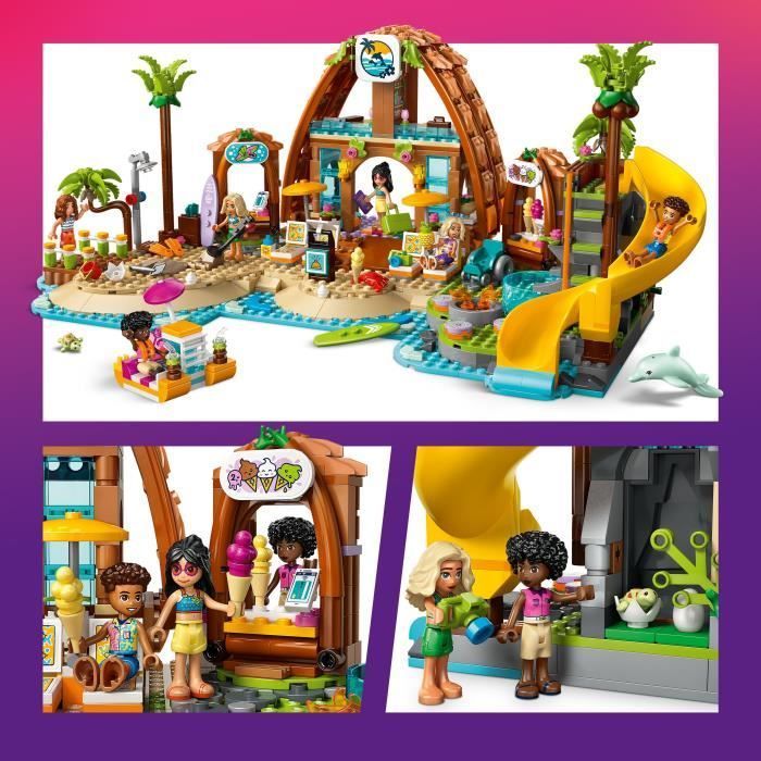 LEGO Friends 42673 Beach Hotel Holiday - Building Set for Ages 8+