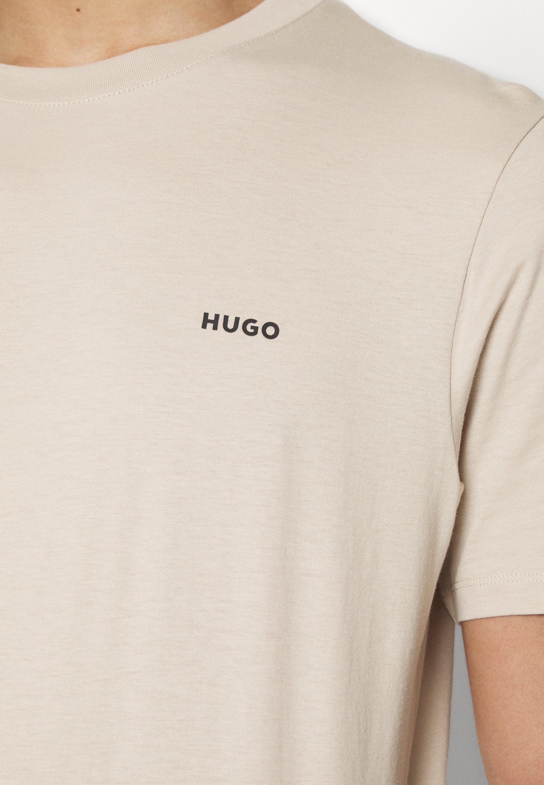 Camiseta básica HUGO - bege