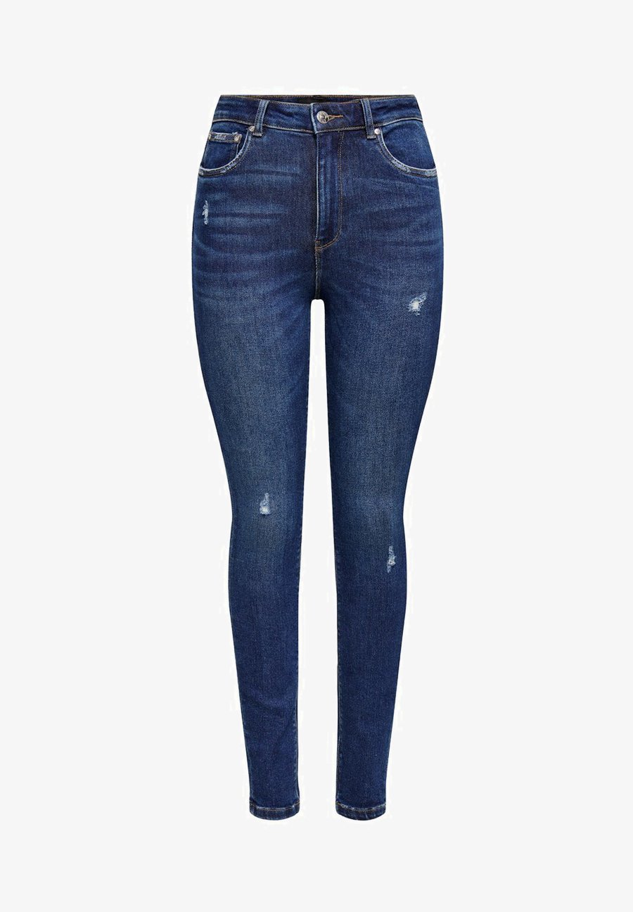 ONLY ONLMILA - Skinny Fit jeans - donkerblauwe denim