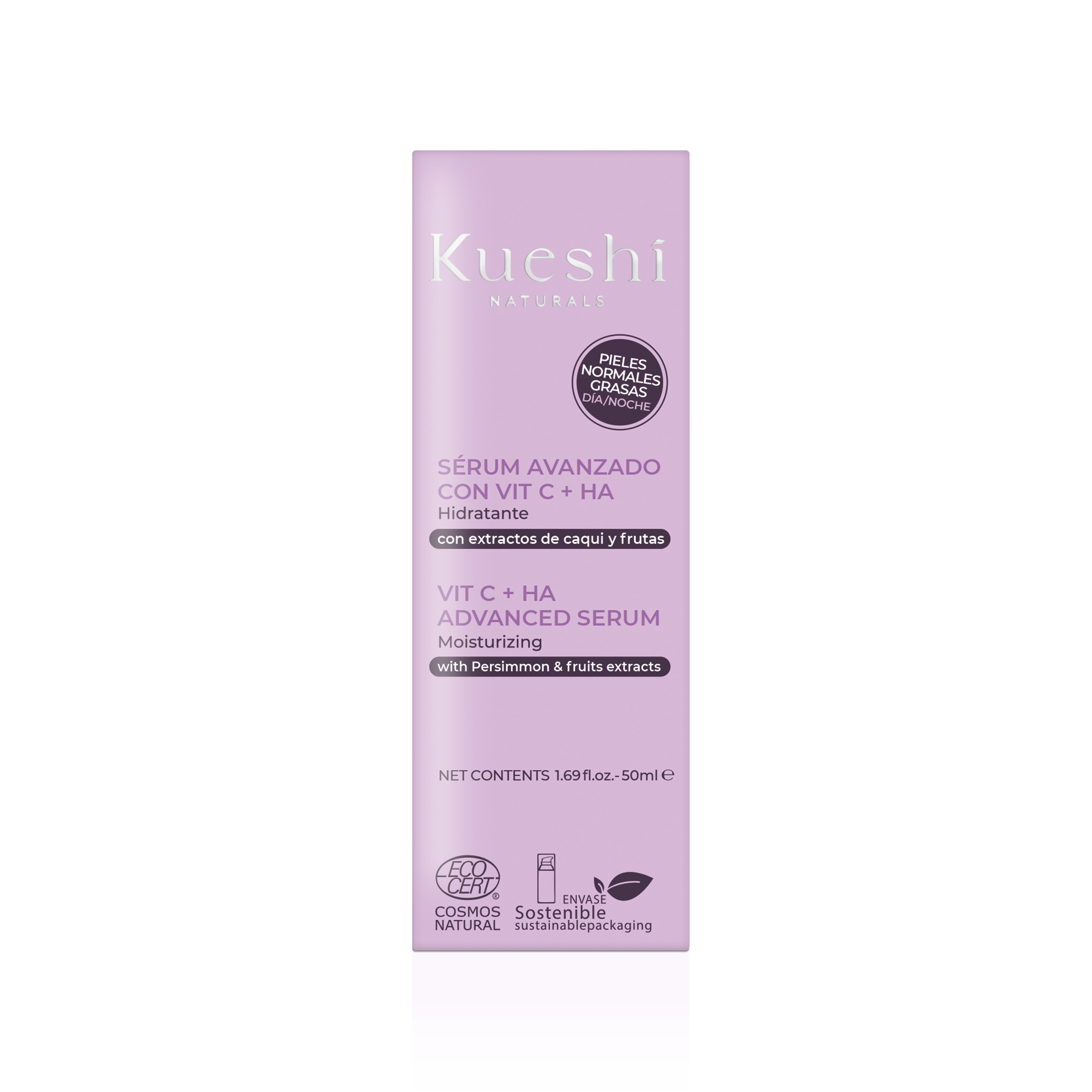 Napredni serum s hialuronsko kislino in vitaminom C z izvlečkom kakija in sadja Kozmetika