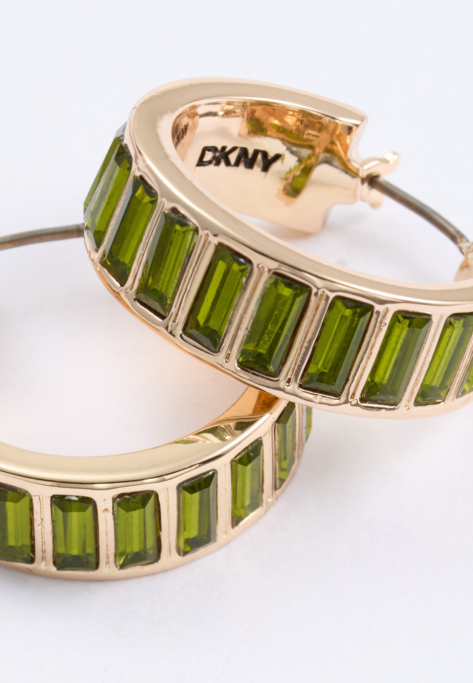 DKNY ADRIA - Náušnice - gold-coloured/green