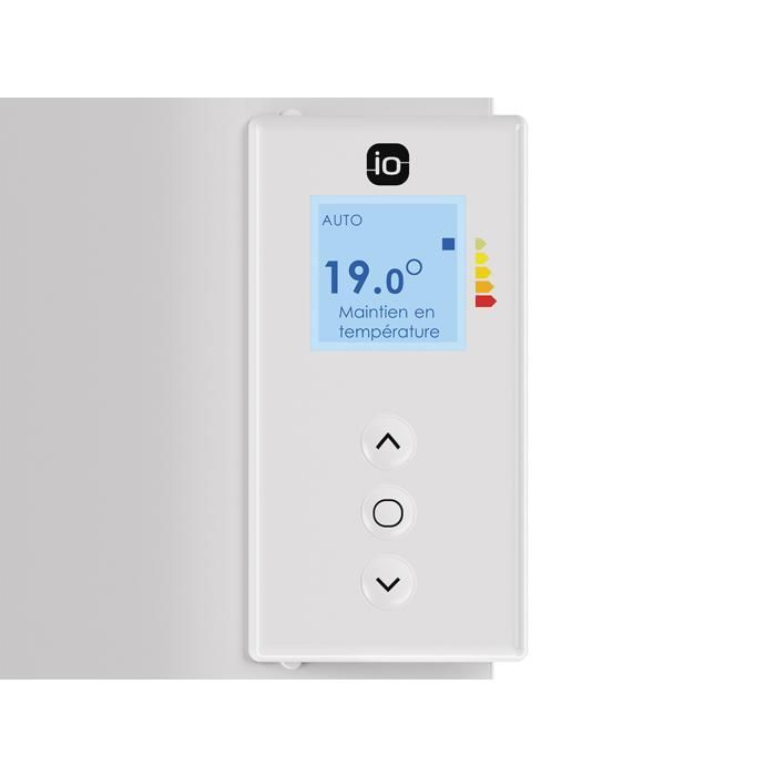 Radiador eléctrico inteligente horizontal INGENIO 4 de 1000 W, blanco mate - THERMOR - 479323