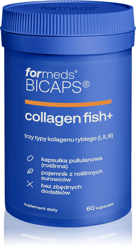 Bicaps collageen vis+ voedingssupplement collageen in capsules