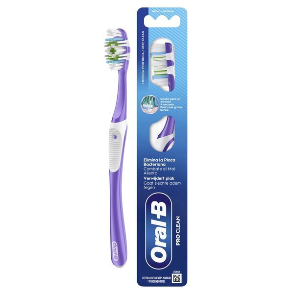 Zobna ščetka Oral-B Pro Clean srednje velikosti<br>1 kos - srednje ščetine