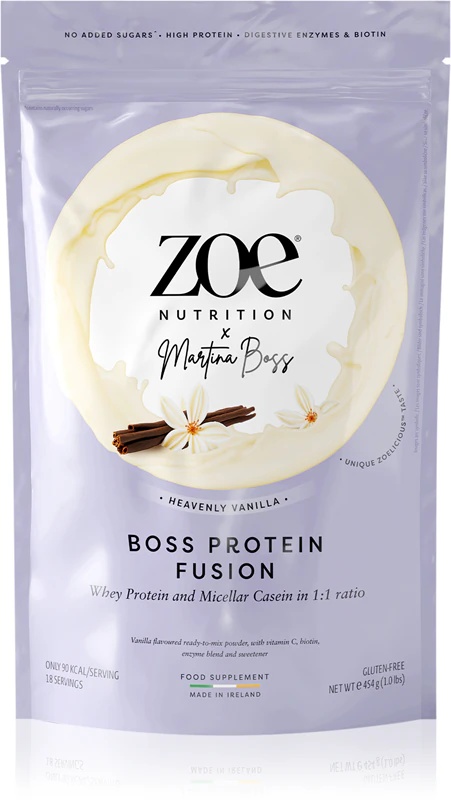 ZOE Boss Protein Fusion prehransko dopolnilo sirotkine beljakovine s prebavnimi encimi