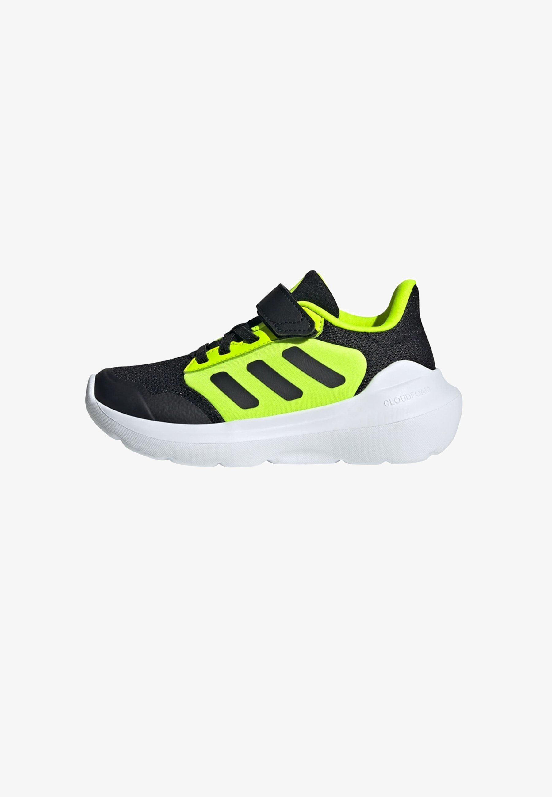adidas Performance TENSAUR - Scarpe da corsa su strada - nero core nero nero lucido limone