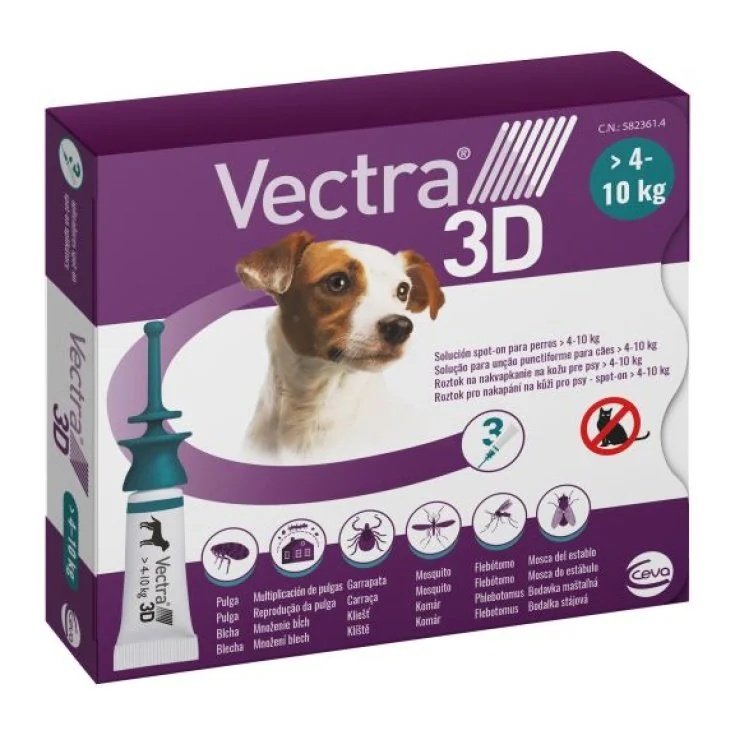 VECTRA Vectra 3D 3 pipetas verdes 410 kg