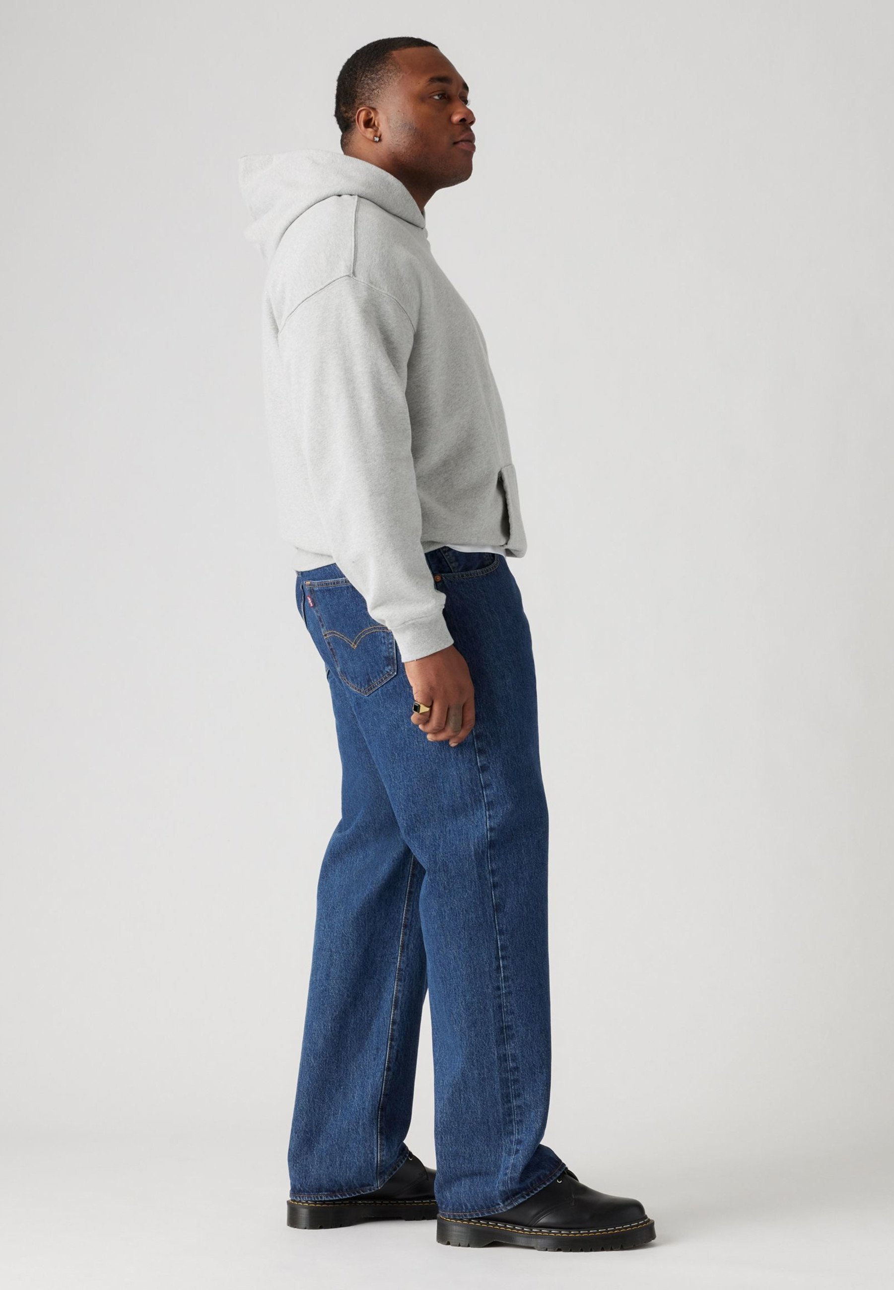 Levi's® Plus 501® LEVI'S®ORIGINAL - Ravne kavbojke - temno stonewash